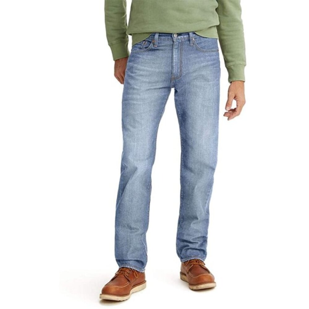 Men's Levi's 505 Eco-Ease Regular-Fit Stretch Jeans, Light Blue, 38W X 34L
